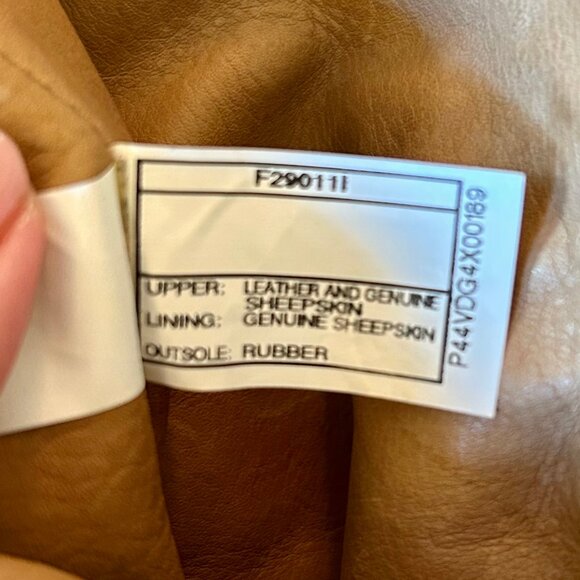 Ugg Arroyo Tall Basketweave Suede Boots Wood Heel Chestnut Size 6 - Like New! - Picture 10 of 14